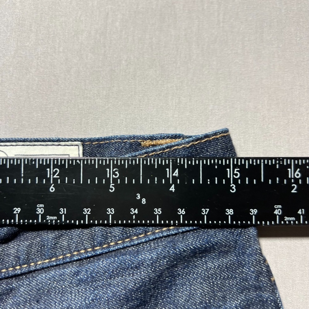 Rogue Territory Mens Blue Denim Stanton Mid Rise Slim Button Fly Jeans Size 30 - Picture 13 of 16
